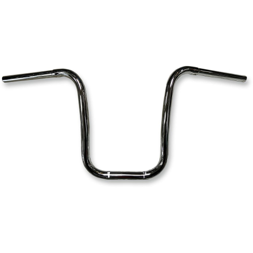 Nash Motorcycle Company - Nash Motorcycle Company Smart Gimps Handlebar - 14in End Rise - 1in Dia. x 33in W - 11in Center Width - 5in Pullback - Ch - 14SGCHDD