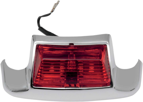 Drag Specialties - Drag Specialties Rear Fender Tip Light - Light with Red Lens - 2040-0582