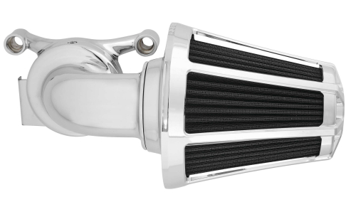 Arlen Ness - Arlen Ness Monster Sucker Air Cleaner Kit with Cover - Beveled - Chrome - 81-028