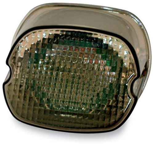 Custom Dynamics - Custom Dynamics Oval Taillight without License Plate Illumination Window - Smoke - GEN2-LD-S