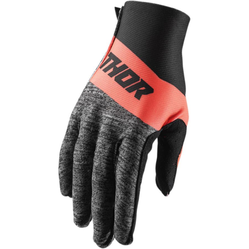 Thor - Thor Invert High Tide Gloves - 3330-5091 - Black/Coral - Small