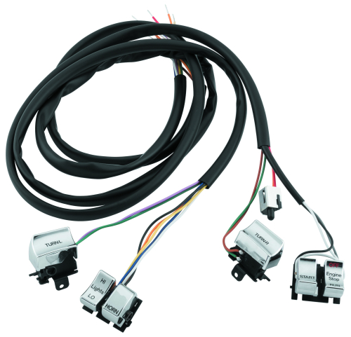 Twin Power - Twin Power Handlebar Switch Kit - Chrome - 601608