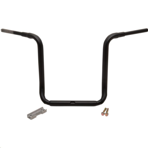 LA Choppers - LA Choppers 1-1/2in. Grande Touring Ape Hanger Handlebars - 18in. Rise - Flat Black - LA-7322-18M