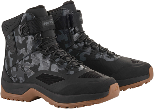 Alpinestars - Alpinestars CR-6 Drystar Riding Shoes - 2611020908413 - Black/Gray/Gunmetal - 13