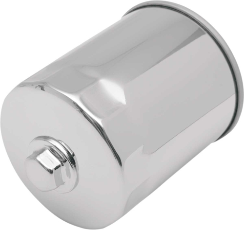 Drag Specialties - Drag Specialties Spin-On Oil Filter - Chrome with Nut - 14-0003K-BX18