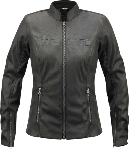 Icon - Icon Tuscadero2 Womens Jacket - 2822-1429 - Black - Large