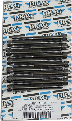 Drag Specialties - Drag Specialties Crankcase Bolt Kit - Knurled - 2401-1023