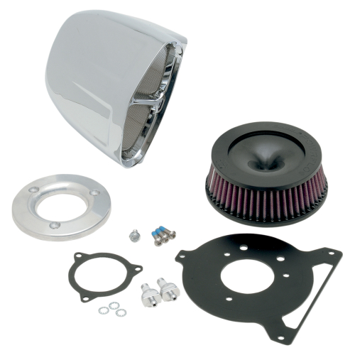 Cobra - Cobra PowrFlo Air Intake Kit - Chrome - 606-0100