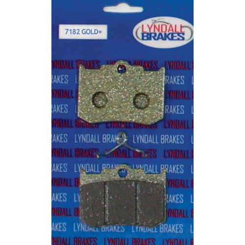 Lyndall Racing Brakes - Lyndall Racing Brakes Gold+ Brake Pads - 7182-GPLUS