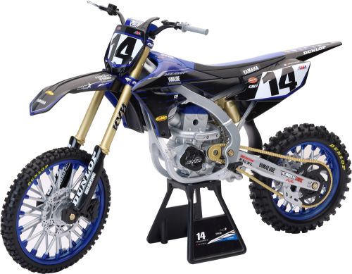 New Ray Toys - New Ray Toys 1:6 Scale Yamaha Factory Team YZ450 Yamaha Factory Team Dylan Ferandis #14 - 49723