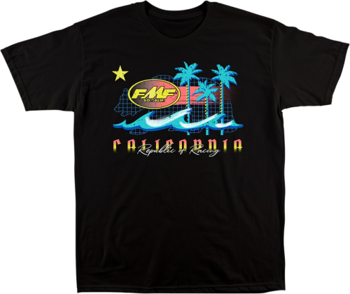 FMF Racing - FMF Racing Wavy T-Shirt - SU22118908BKMD - Black - Medium