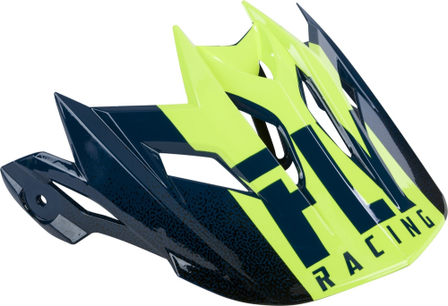 Fly Racing - Fly Racing Visor for Default 2019 Helmets - Teal/Hi-Vis - 73-91123