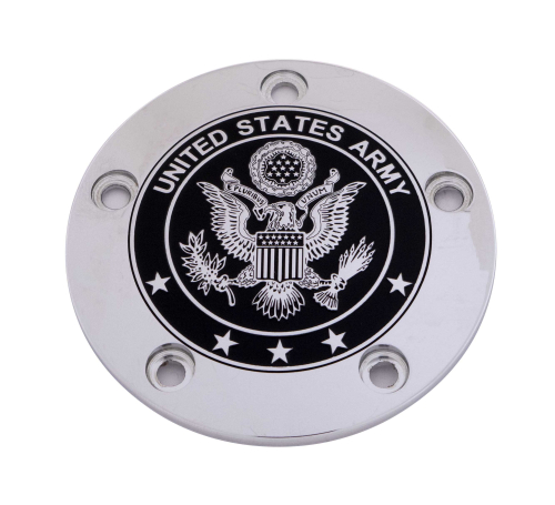 Custom Engraving LTD - Custom Engraving LTD Patriotic Points Cover for Army - Chrome - TC - ARM02-04