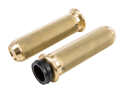HardDrive - HardDrive Knurled Throttle By Wire Grips - Brass - R-GR101-K5