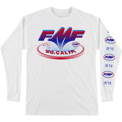 FMF Racing - FMF Racing Black Hole Long Sleeve T-Shirt - FA21119900WHSM - White - Small