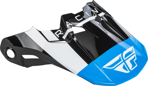 Fly Racing - Fly Racing Visor for Formula Helmets - Vector Blue/White/Black - XL to 2X - 73-47230X