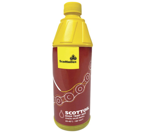 Scottoiler - Scottoiler High-Temperature Red Refill Lubricant - 16.9oz. - SA-0004