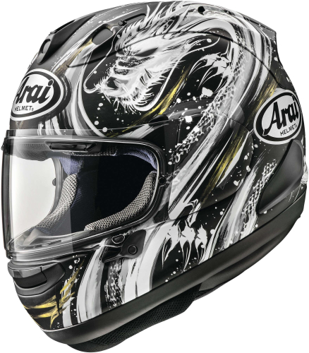 Arai Helmets - Arai Helmets Corsair-X Kiyonari Helmet - 685311169860 - Black/White - 2XL