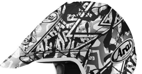 Arai Helmets - Arai Helmets Visor for VX-Pro3 Helmet - Pride Black - 2103