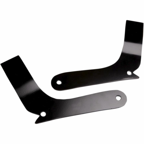 Cycle Visions - Cycle Visions Sissy Bar Side Plates - Black - CV-8090B