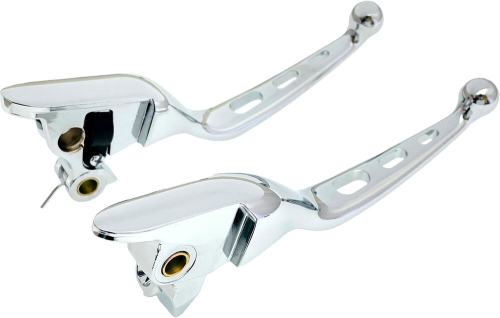 HardDrive - HardDrive Custom Levers - Tri Hole - Chrome - 053844