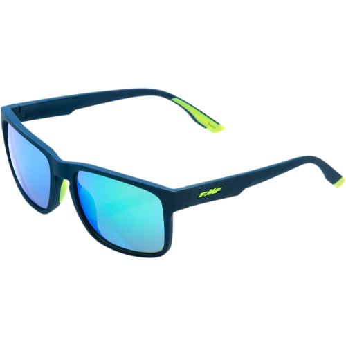 FMF Racing - FMF Racing Gears Vision Sunglasses - F-61503-260-01 - Matte Petrol Blue / Green Mirror Lens - OSFM