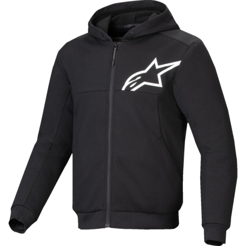 Alpinestars - Alpinestars Chrome V2 Sport Hoodie - 4200325-12-S - Black/White - Small