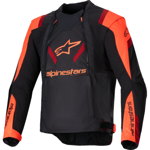 Alpinestars - Alpinestars T-Stunt Air Jacket - 3301825-1365-XL - Black/Red Fluo/Dark Red - X-Large