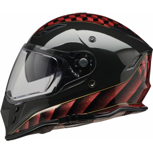 Z1R - Z1R Nemesis Thunderbird Helmet - 0101-17106 - Black/Red - 2XL
