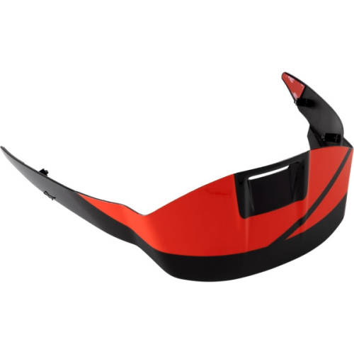 Alpinestars - Alpinestars Standard Spoiler for Supertech R10 Helmet - Element - Black/Carbon/White/Red - 8952124-1363