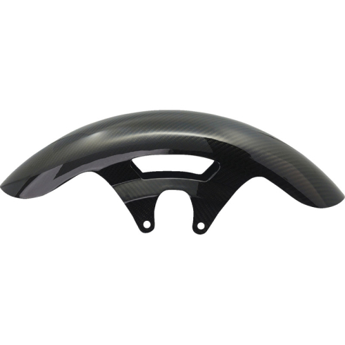 Arlen Ness - Arlen Ness Carbon Fiber Cafe Fender - 19in. - Black - 210-011