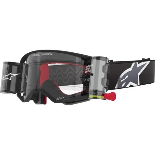 Alpinestars - Alpinestars Supertech Roll-Off Goggles - 5100425-1518 - Black/Gray/Clear Lens - OSFM