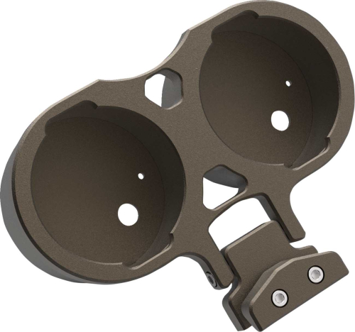 LA Choppers - LA Choppers Gauge Mount - Single - Bronze - LA-7397-02Z