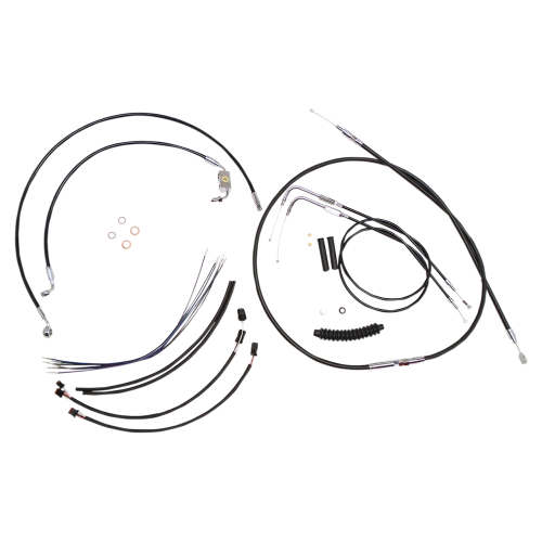 Magnum - Magnum Black Vinyl XR Handlebar Installation Kit for 15-17in. Ape - 489202