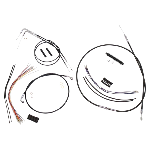 Magnum - Magnum Black Vinyl XR Handlebar Installation Kit for 15-17in. Ape - 489442