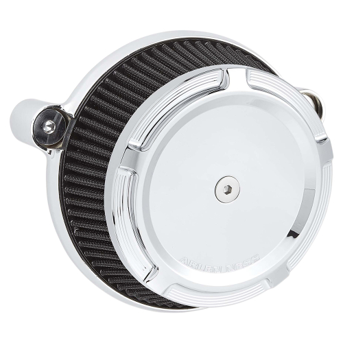 Arlen Ness - Arlen Ness Big Sucker Stage I Air Filter Kit - Beveled - Chrome - 18-314