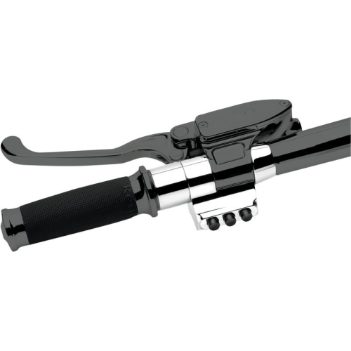 Performance Machine - Performance Machine Contour Handlebar Control Spacers for Cable-Actuated Clutch Control - 1in. - Chrome - 0011-0500MP-CH