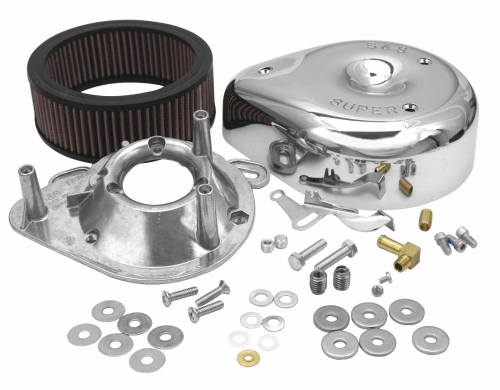 S&S Cycle - S&S Cycle Teardrop Air Cleaner Kit for S&S E and G Series Carburetors - 17-0399