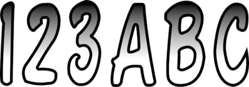 Hardline - Hardline Series 200 Premium Registration Kit - Gradation - White/Black - WHBKG200