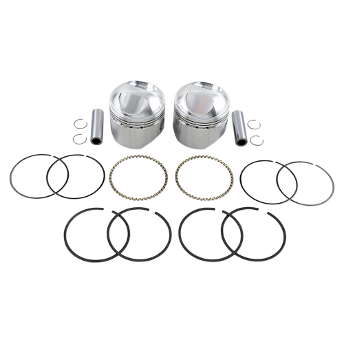 Wiseco - Wiseco K Piston Kit (74ci., Domed) - .080in. Oversize to 3.517in., 9:1 Compression - K1612