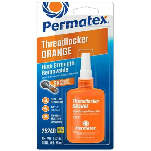 Permatex - Permatex Liquid High Strength Removable Threadlocker - 36ml - 6/case - 25240