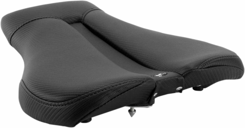 Saddlemen - Saddlemen Gel-Channel Track - CF One-Piece Solo Seat with Rear Cover - 0810-T014