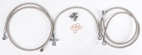 Streamline - Streamline 3-Line Brake Line Kit (+2in.) - Standard - BAN-F-2