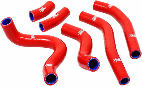Moose Racing - Moose Racing OEM Fit Radiator Hose Kit - 6 Piece - Red - 1902-1178