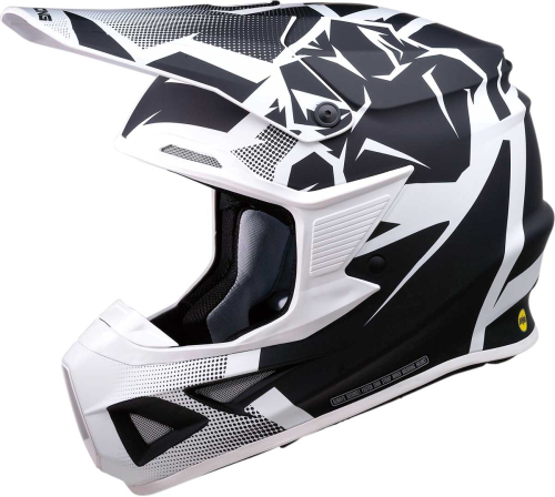 Moose Racing - Moose Racing FI Agroid Helmet - 0110-6703 - White/Black - 2XL