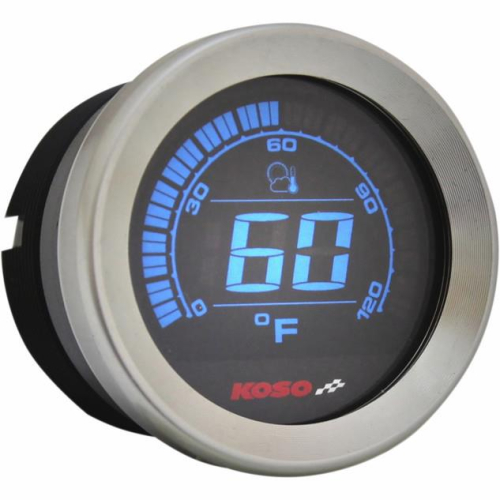Koso North America - Koso North America 2in. Ambient Air Temperature Gauge - Chrome - BA050000