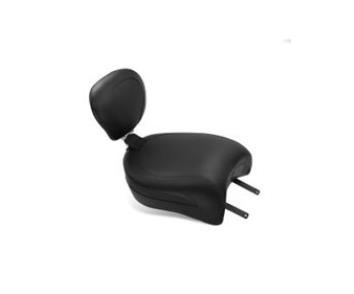 Mustang - Mustang Vintage Wide Touring Passenger Seat with Receiver for Passenger Backrest - 79761