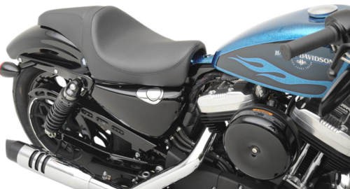 Drag Specialties - Drag Specialties Caballero Seat - Faux Carbon Fiber - 0804-0667