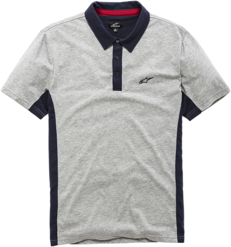 Alpinestars - Alpinestars Championship Polo Shirt - 1210415001171L - Gray Heather/Navy - Large
