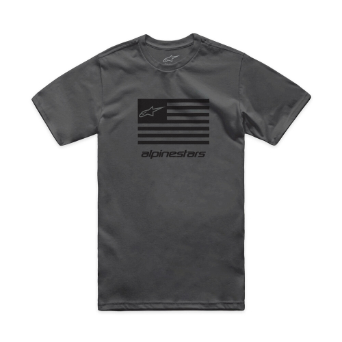 Alpinestars - Alpinestars Flag CSF T-Shirt - 1214-73130-1810-XL - Charcoal/Black - X-Large